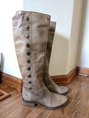 Sam Edelman Taupe Knee-high Boots S-Pierce, Size 7.5M
